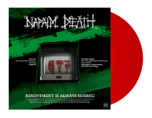 Napalm Death - Resentment is always Seismic. Ltd Ed. Red 180gm vinyl. Only 1500 worldwide!